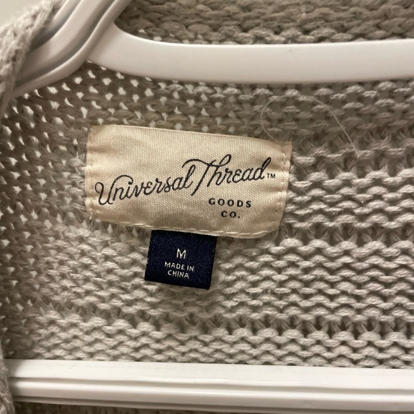 Simple Cream Cardigan - Picture 2 of 3